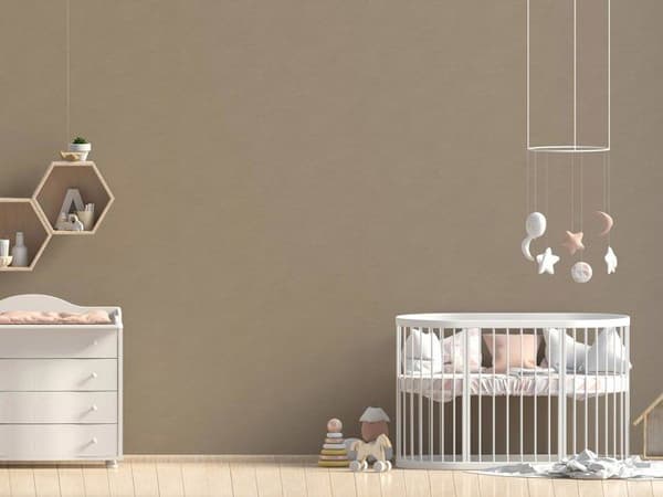 Enfärgad Tapet M1-No.945 Non-woven Tapet Beige Enfärgad Tapet Enfärgad