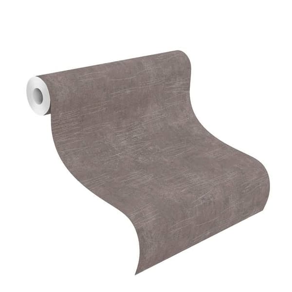 Rasch Andy Vägg 649970 non-woven tapet enfärgad 53cm x 1005cm brun
