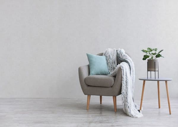 Enfärgad Tapet M1-No.928 Non-woven Tapet Grå Enfärgad Tapet