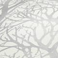Miniatyrbild 5 av 5: Tapet Skog och Löv Enrico M1-No.25 Vit Silver Natur