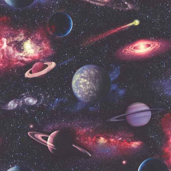 Rasch Space Planets Tapet 815429