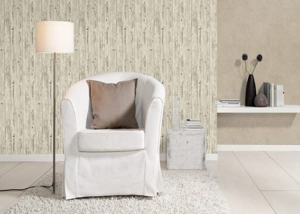 Rasch Brick Lane 427318 tapet trä non-woven 0.53 m x 10.05 m brun
