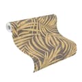 Miniatyrbild 2 av 2: Rasch Linneärt 617450 tapet non-woven floral 53cm x 1005cm svart