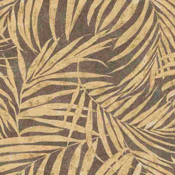 Rasch Linneärt 617450 tapet non-woven floral 53cm x 1005cm svart