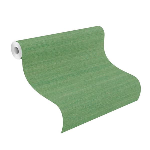 Rasch Mandalay 528862 non-woven tapet ensfärgad 0.53 m x 10.05 m grön