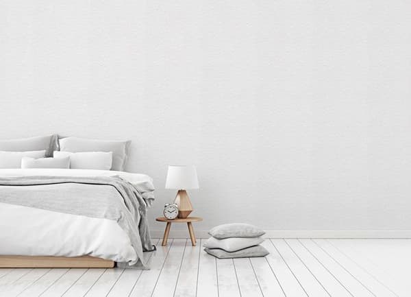 Enfärgad tapet M1-No.1967 Tapet i non-woven vit enfärgad tapet