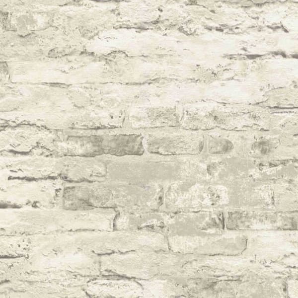 Rasch Andy Vägg 649406 non-woven tapet sten tegel 53cm x 1005cm grå