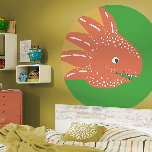 Komar Tapet digital Foto på Non-woven Disney Dinosaur Proto 125 x 125 cm Rund klistermärke
