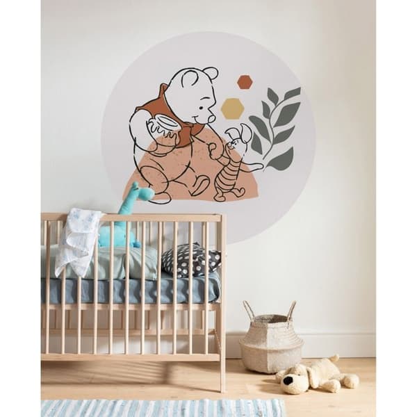 Komar Digital Wallpaper Photo Non-woven Disney Winnie Puh Nalle Puh 125 x 125cm Väggdekal