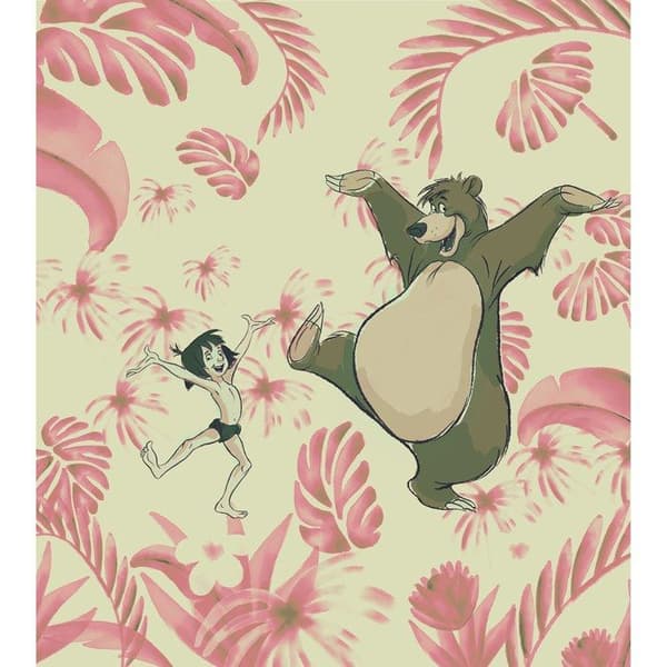 Komar Tapet Fotografi Dschungeldans Disney 280 x 250 cm Non-woven Mowgli Baloo