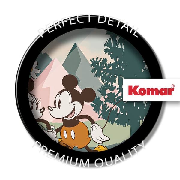 Komar Tapet Digitalkomposition Disney Mickey Minnie Promenad Pluto Natur 250 x 200 cm