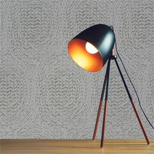 Grafiskt Tapet Tino M1-No.2377 Beige Silver Geometrisk