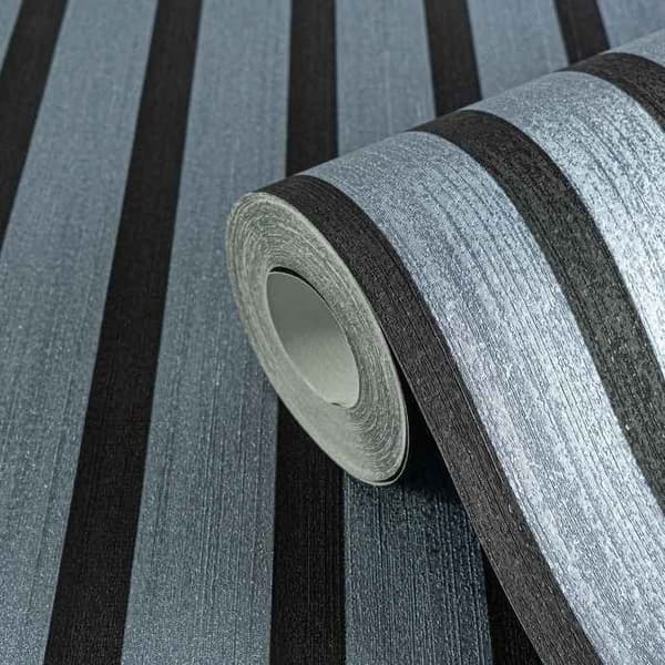 Tapet non-woven 786273 Blå Svart 50-årsjubileum AS Akustisk Panel Trä A.S. Creation