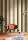 Miniatyrbild 5 av 5: Papier Tapet Non-Woven 786272 Guld Svart 50-årsjubileum AS Mönster Akustisk Panel Trä A.S. Skapelse