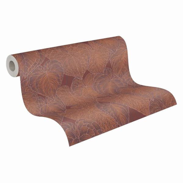 Papper tapet intissé 781284 röd orange mönster Daniel Hechter 7 Floral A.S. Creation