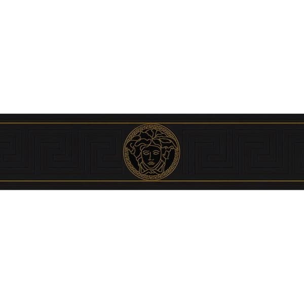 Versace väggfris - 5,00 mx 0,13 m - metallic