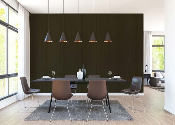 Taperad med Ränder Romeo M1-No.880 Svart Guld Tapet Design