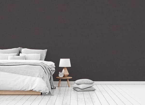 Enfärgad tapet M1-No.1031 Non-woven tapet Svart Enfärgad tapet