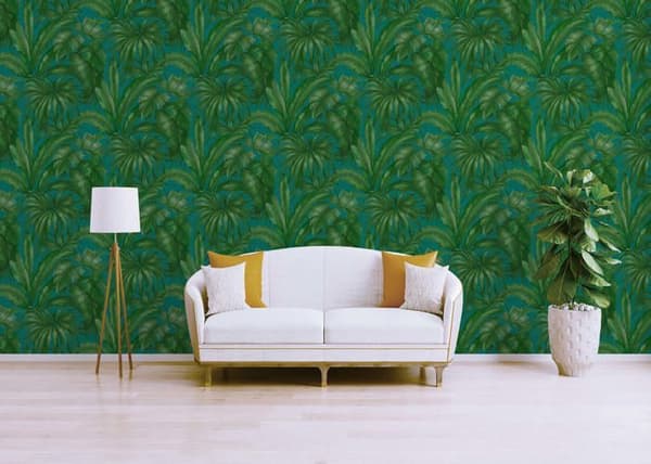 Tapet Skog och Löv Aleix M1-No.926 Grön Blå Tapetdesign
