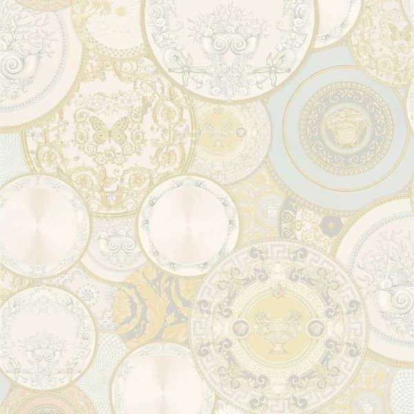 Barocktapet Raffaele M1-No.92 Guld Silver Tapetdesign
