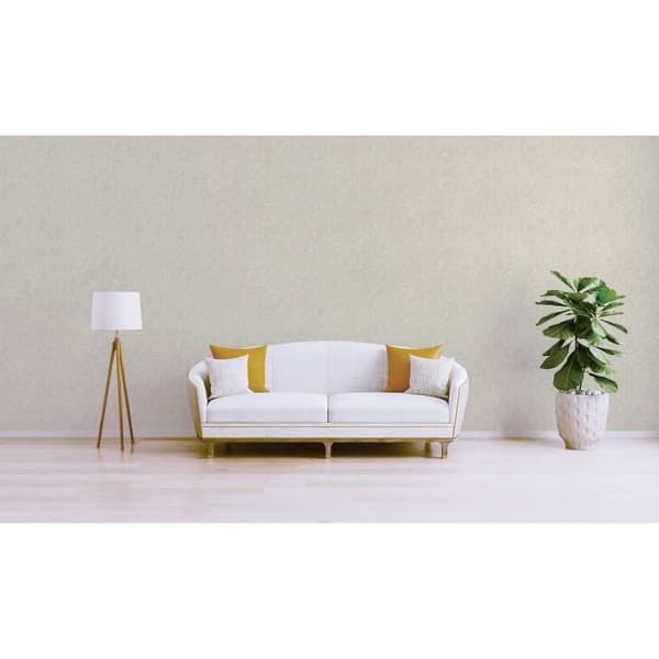 Enfärgad tapet M1-No.3518 | Non-woven tapet | Beige | Unicolor