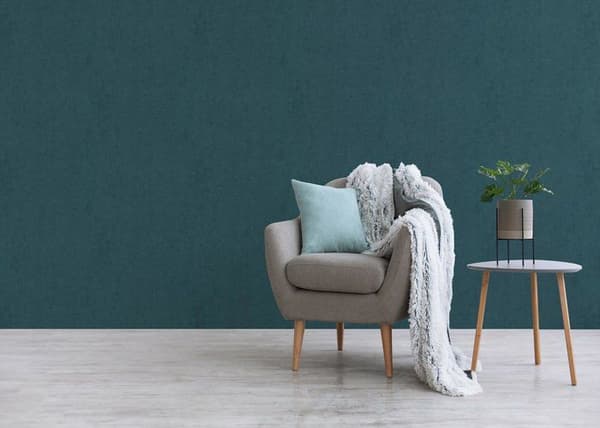 Enfärgad tapet M1-No.3305 Non-woven tapet Blå enfärgad tapet