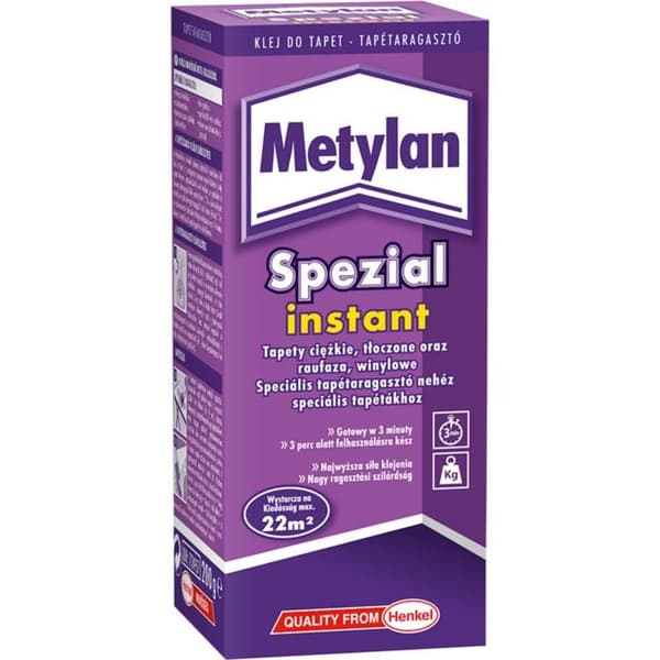 Tapetklister - METYLAN - Spezial Instant - 200g - Fuktbeständig - Klar på 5 min