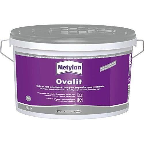 Klädfäste för Vävtapet - Henkel - Metylan Ovalit T - 5kg - Vit - Inomhus