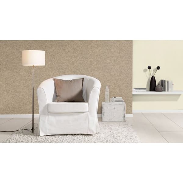 Non-woven tapet 424058 enfärgad non-woven tapet 53 x 1005 cm Rasch Poetry Beige