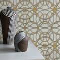 Miniatyrbild 1 av 4: TADESSI WTD Mantiburi M1-No.307 Tapet i non-woven Barockmönster Guld silver