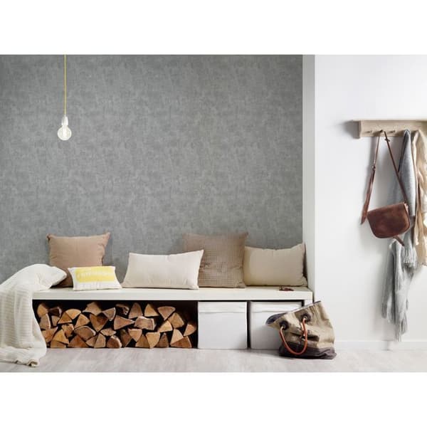 A.S. Creation Elements 224019 Non-woven tapet imiterande betong 0,53 m x 10,05 m Grå