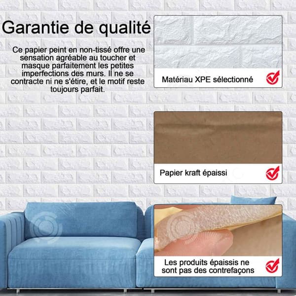 INN Tapeter 10 st 70x77cm moderna i friska och smaklösa material väggbeklädnad till vardagsrum TV bakgrund silvergrå minimali