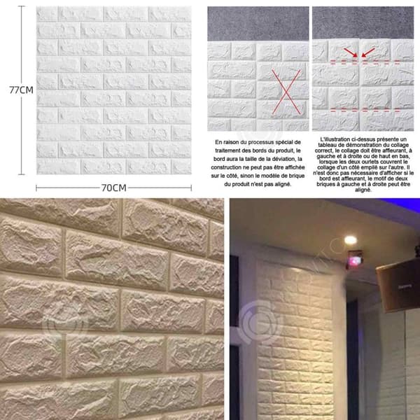 INN Tapeter 10 st 70x77cm moderna i friska och smaklösa material väggbeklädnad till vardagsrum TV bakgrund silvergrå minimali