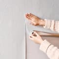 Miniatyrbillede 6 af 8: Moorle 3D mat mønster diatomit vægmærkat, vandafvisende tapet, klassisk tyk PVC selvklæbende vægmærkat, størrelse 50x500 cm