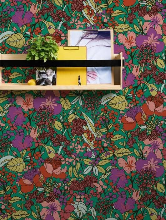 A.S. Creation 377561 Non-woven tapet Natur 0.53 m x 10.05 Färgglad