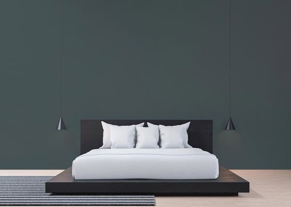 Enfärgad tapet M1-No.1120 Non-woven tapet svart enfärgad tapet