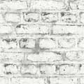 Miniatyrbild 4 av 5: Tapet Pierre Eliano M1-No.182 Vit Grå Sten Mur Tegel