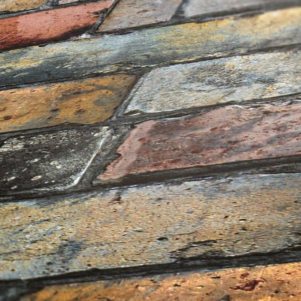 Papper Vägg Pierre Dino M1-No.2104 Brun Grå Pierre Mur Tegel