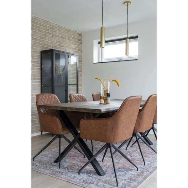 Lampe, Paris Loft, 6x6x28 cm, Messing