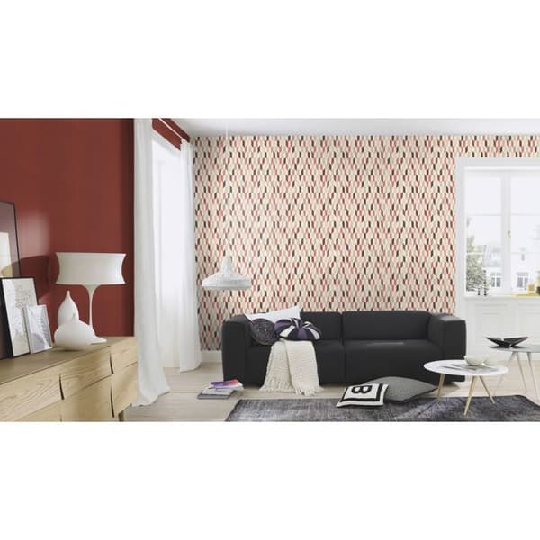 Rasch Club Botanique + Claas II 531374 non-woven tapet enfärgad 0.53 m x 10.05 m röd