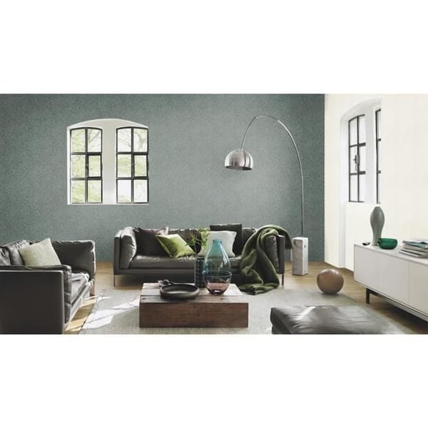 Rasch Factory V 315042 Tapet non-woven Botanisk 10.05 x 0.53 m Grön Mörkgrön