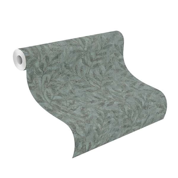 Rasch Factory V 315042 Tapet non-woven Botanisk 10.05 x 0.53 m Grön Mörkgrön
