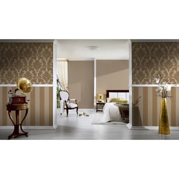 A.S. Creation Castello | 335802 | vintage non-woven tapeter | 0,52 m x 10,05 m | GUL
