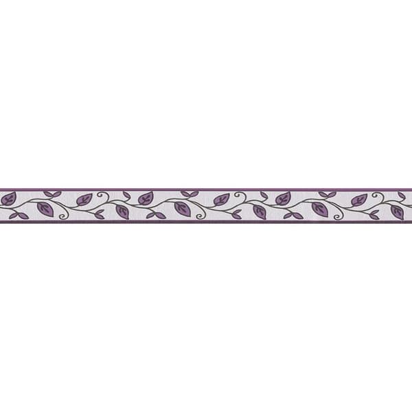 Väggfris - Endast Kantband - 8 - 5,00 m x 0,05 m - crème - Non-woven
