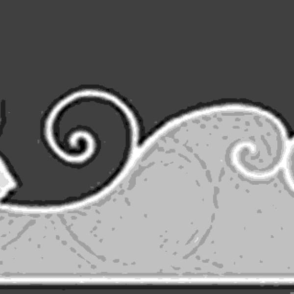 Paper Frieze - A.S. Création - Modell 96211-1 - Grå - 5m x 5cm - Interiör