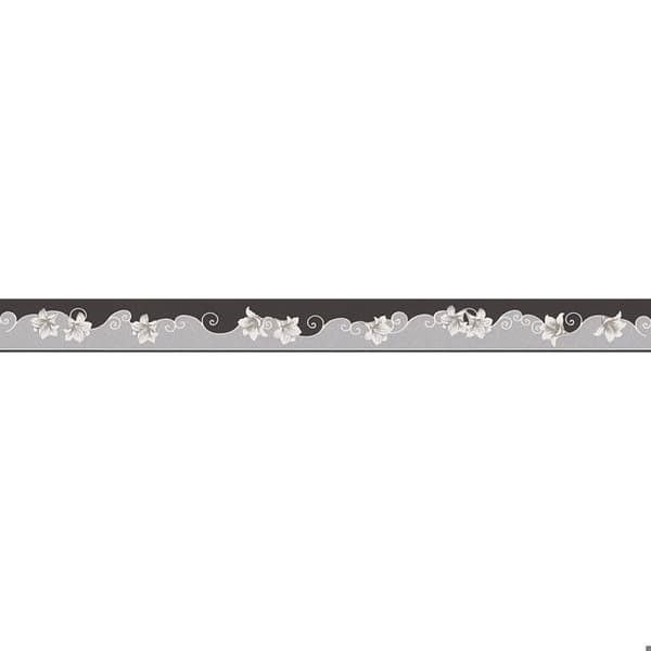 Paper Frieze - A.S. Création - Modell 96211-1 - Grå - 5m x 5cm - Interiör