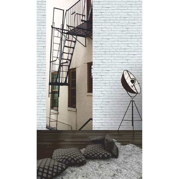 A.S. Création Authentic Walls Tapet 10,05x 0,53m Red Stone Effect 301691, vit, 301692