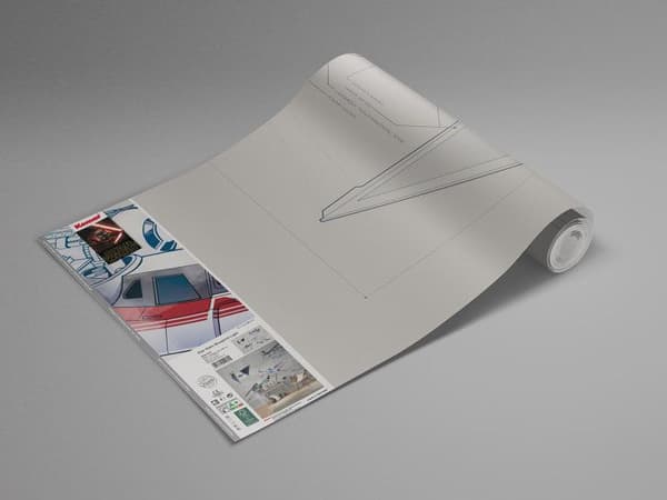 Komar DX8-078 Star Wars Blueprint Light Non-woven Tapet för barnrum Blueprint Light 400 x 280 cm