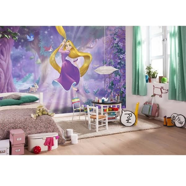Tapet - Disney - Rapunzel - 368x254 cm - Lim ingår - Barnmotiv