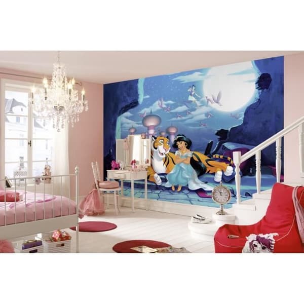 Aladdin Disney fototapet - Jasmin - 368 cm x 254 cm - Barnmotiv - Att sticka
